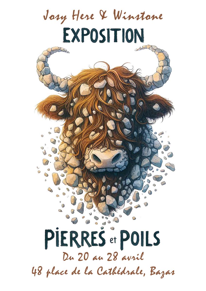 Exposition Pierres et Poils par l'artiste Wins ...