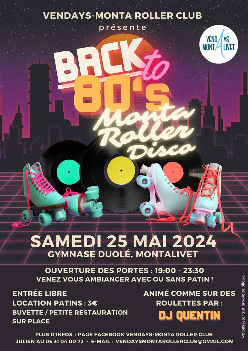 Soirée Roller "Back to the 80's" animée par Dj ...