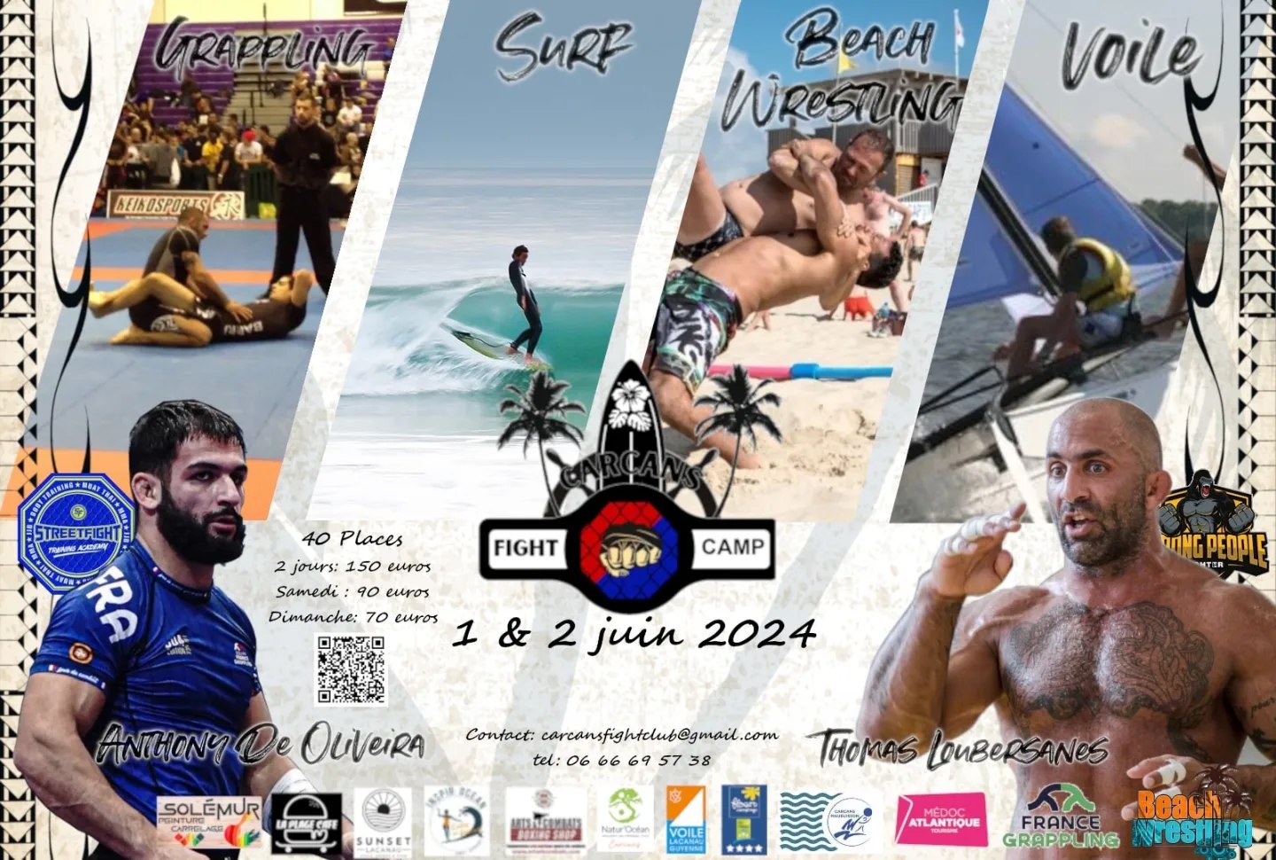 Carcans Fight Camp (Stage grappling,surf, voil ...