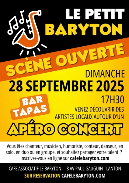 Le Petit Baryton : Scène ouverte
