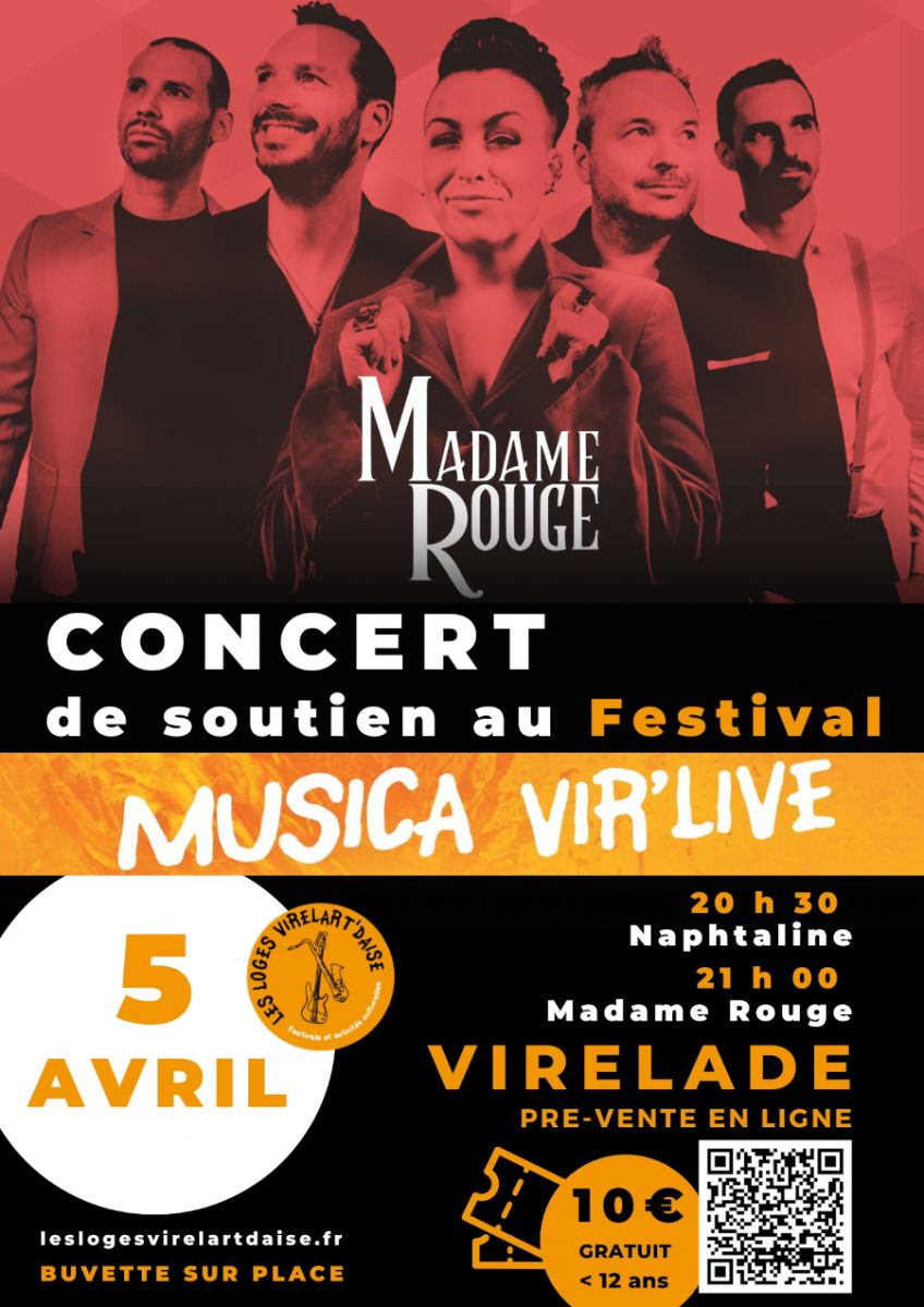 Concert Madame Rouge & Naphtaline - Soutien au ...