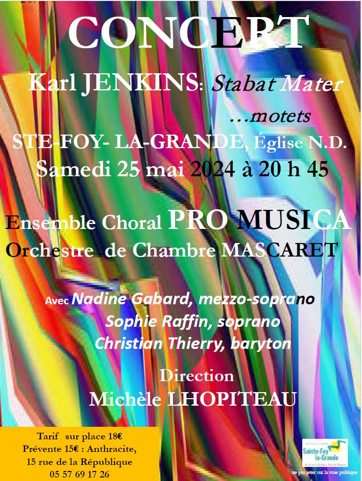 Concert Stabat Mater par PRO MUSICA.