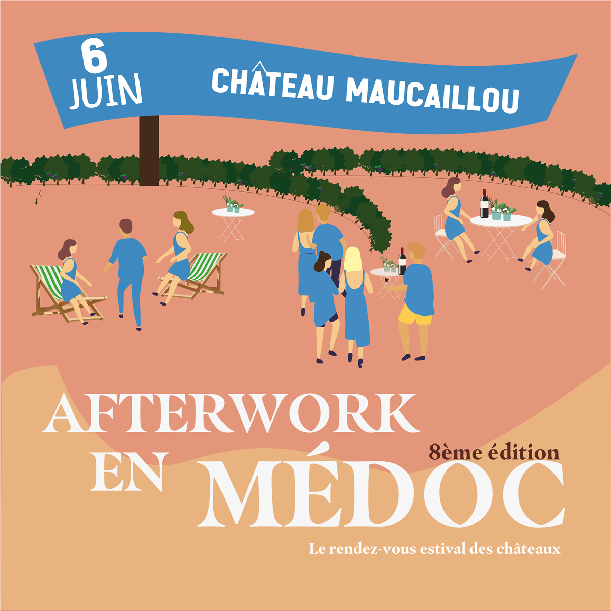 Afterwork en Médoc au Château Maucaillou