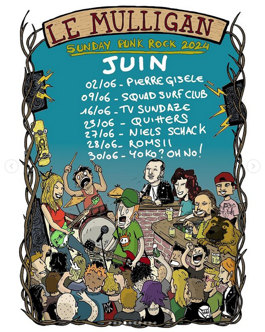 Concert SUNDAY PUNK ROCK : Squad Surf Club