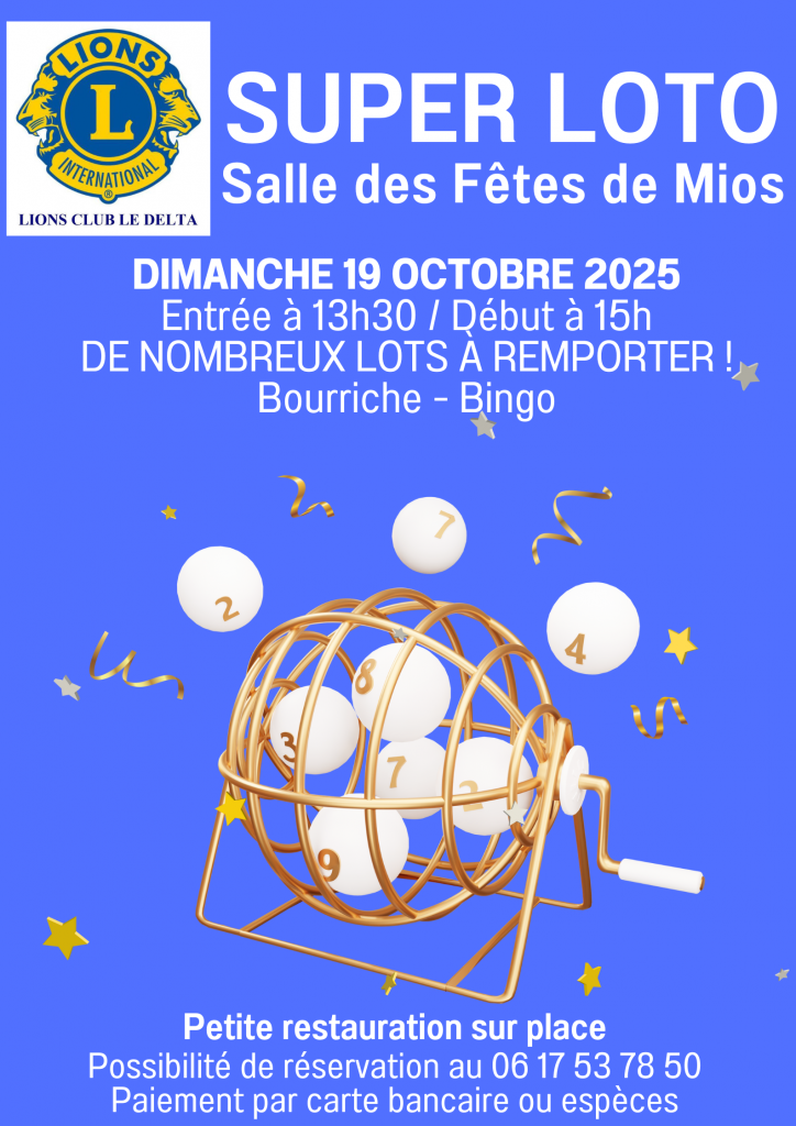 Super loto Lions club le delta