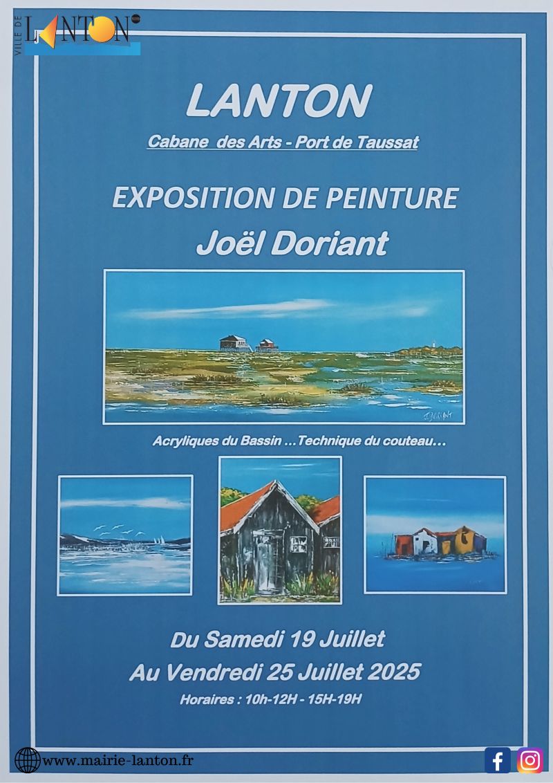 Exposition Cabane des Arts : Joël Doriant