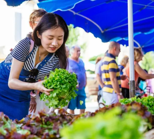 Marché de Langon le dimanche