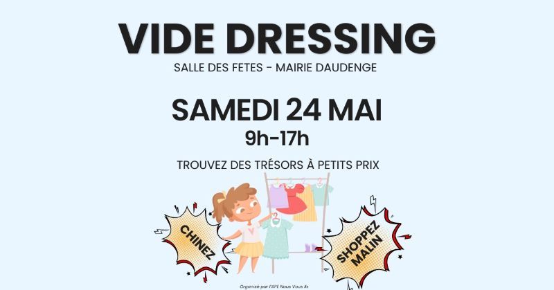 Vide dressing de l'association Nous, Vous, Ils
