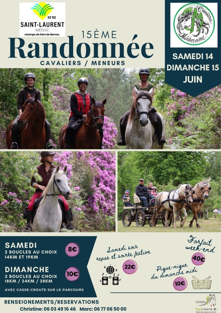 Randonnée équestre Vtt et pédestre