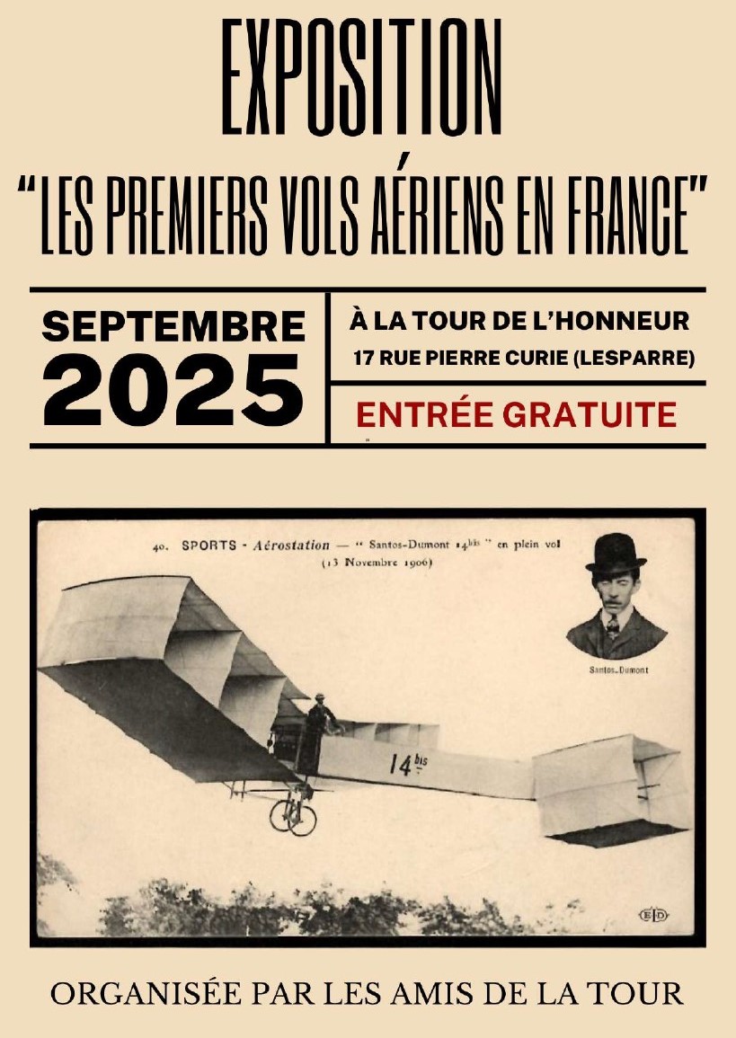 Exposition : les premiers vols aériens en France