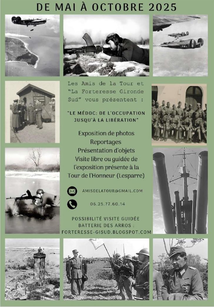 Exposition : le Médoc de l'occupation jusqu'à  ...