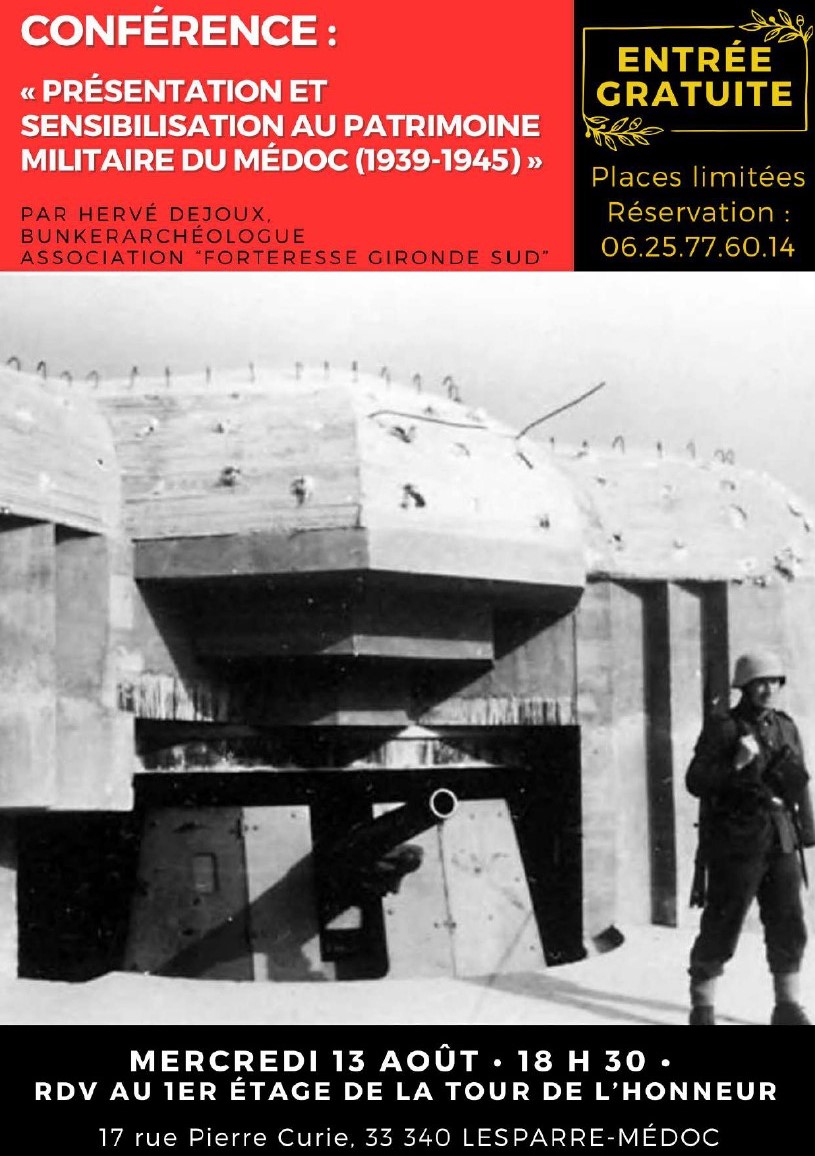 Conférence : patrimoine militaire du Médoc (19 ...