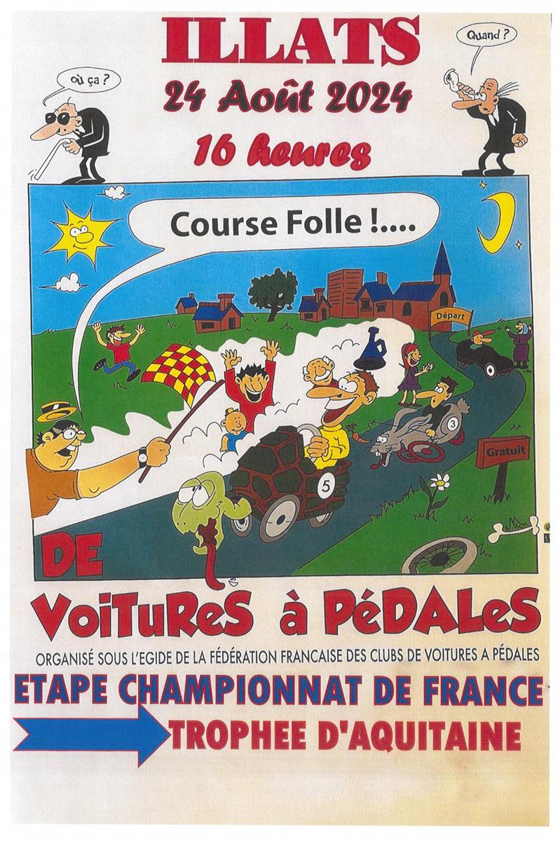 Course de voitures à pédales
