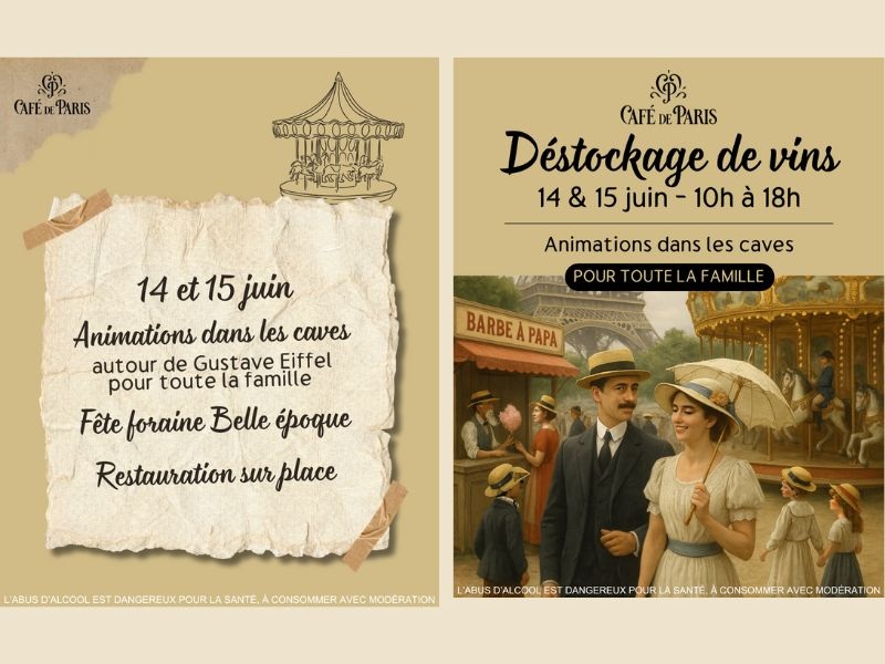 Animations et grand destockage aux Caves Café  ...