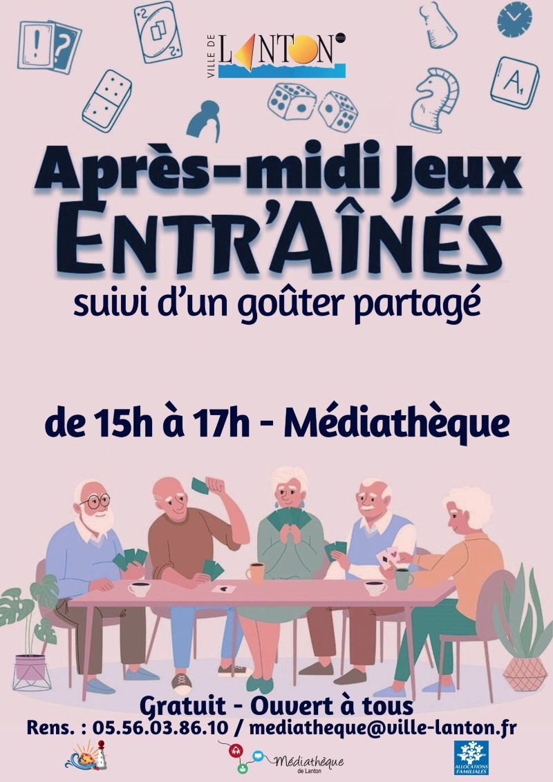 Après-midi jeux entr'aînés
