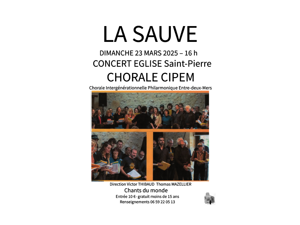 Concert de la chorale CIPEM