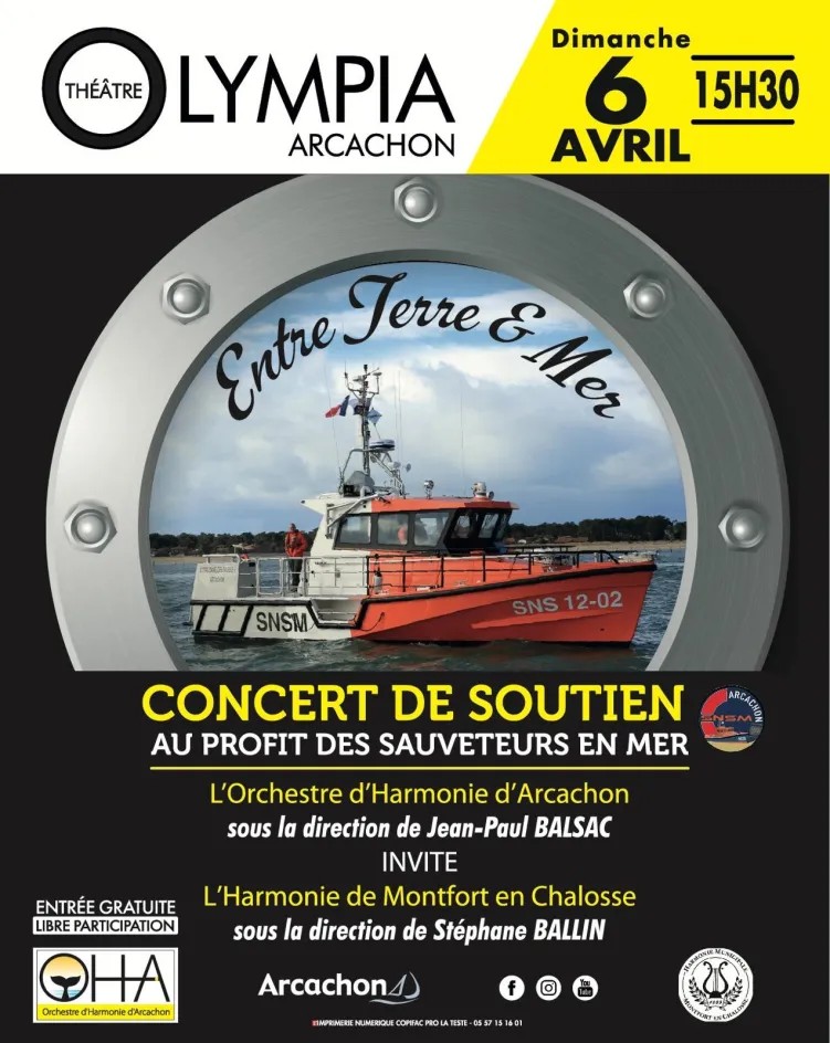 Concert au profit des Sauveteurs en mer (SNSM)