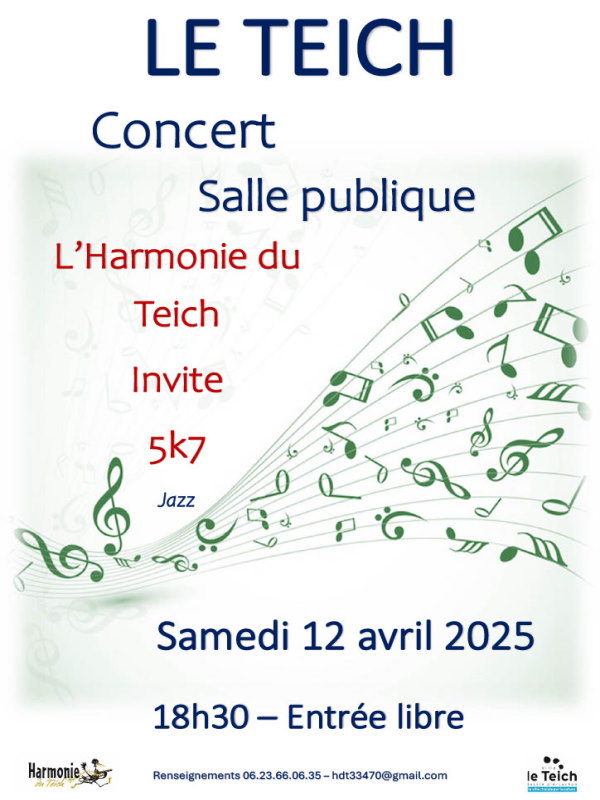 Concert de l'Harmonie du Teich.