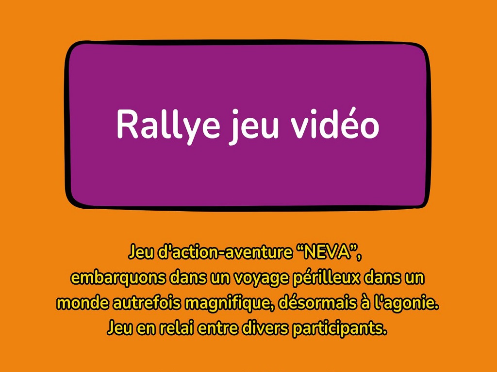 Quinzaine du Numérique : rallye jeu vidéo
