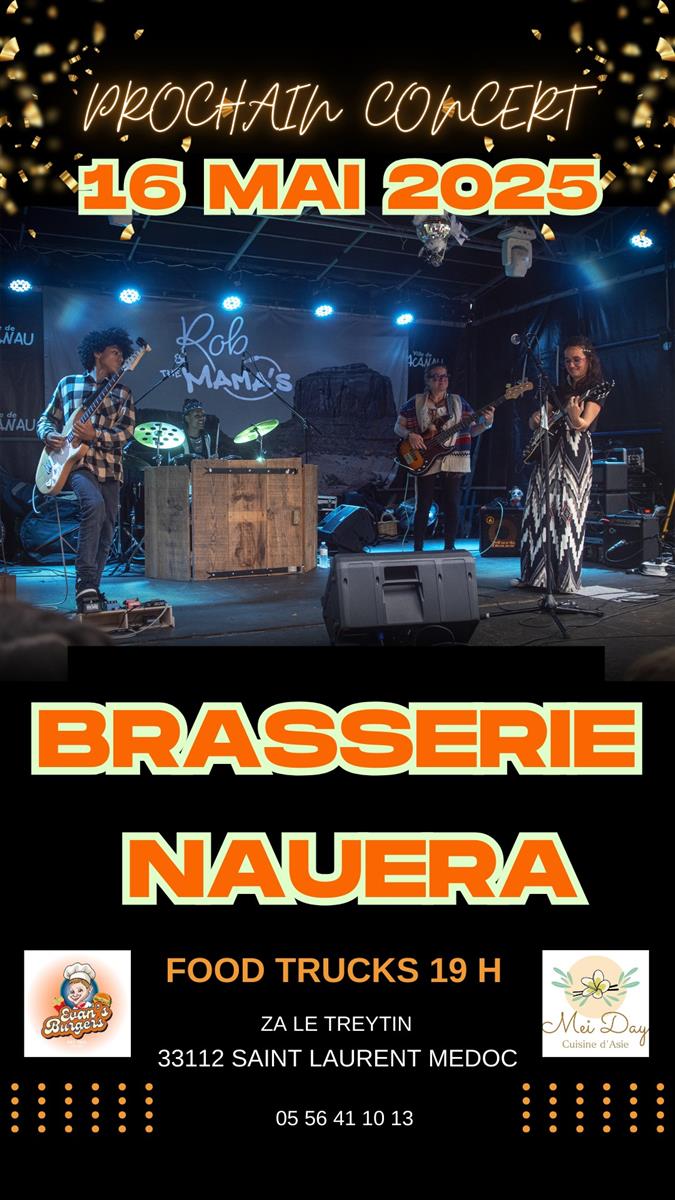 Soirée concert à la brasserie Nauera