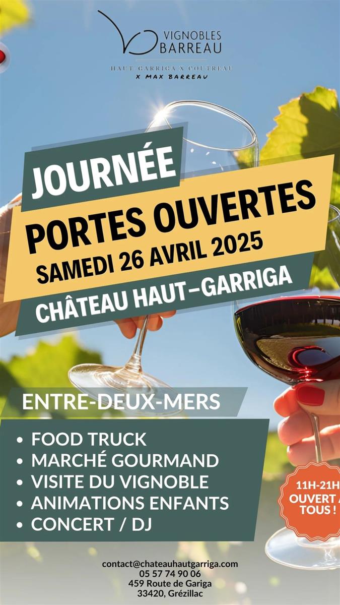 Portes Ouvertes Château Haut-Gariga