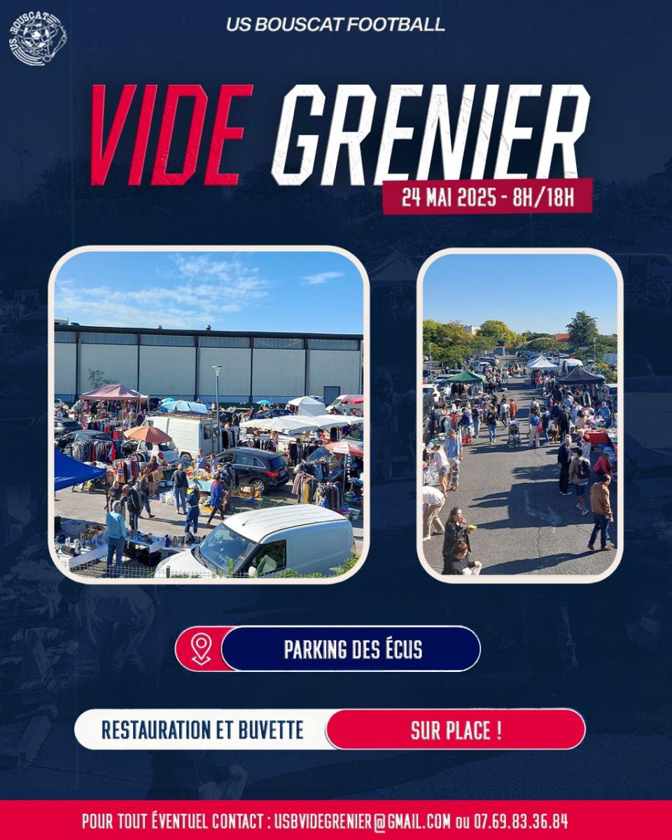 Vide Greniers US.BOUSCAT Football