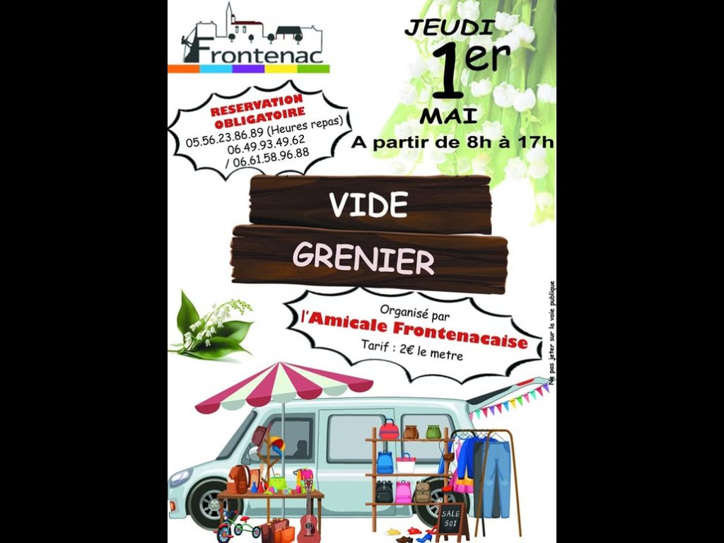 Vide-grenier du 1er mai à Frontenac