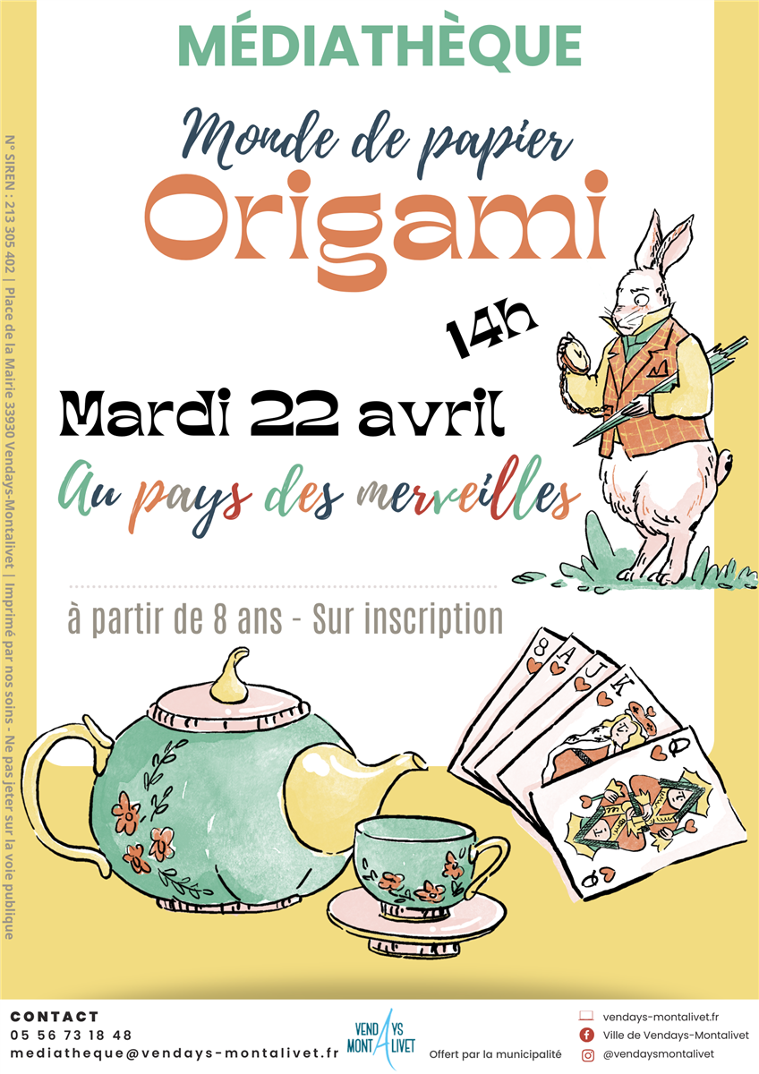 Monde de papier - Atelier Origami