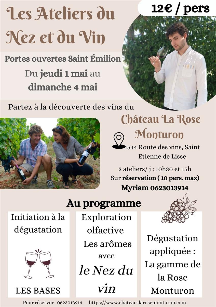 Les Ateliers du Nez et du Vin - Château La Ros ...