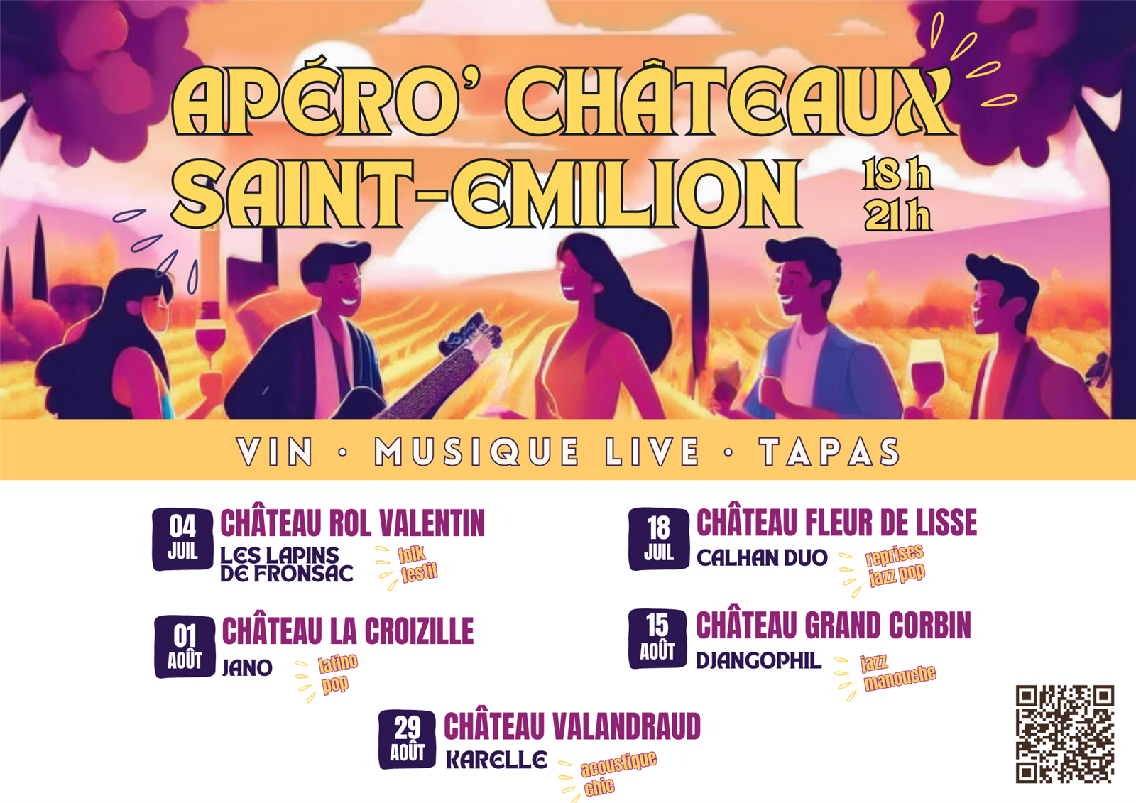 Apéro'Châteaux - Château Rol Valentin