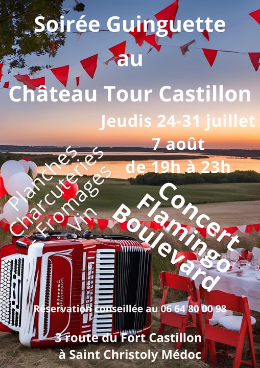 Soirée Guinguette au Château Tour Castillon