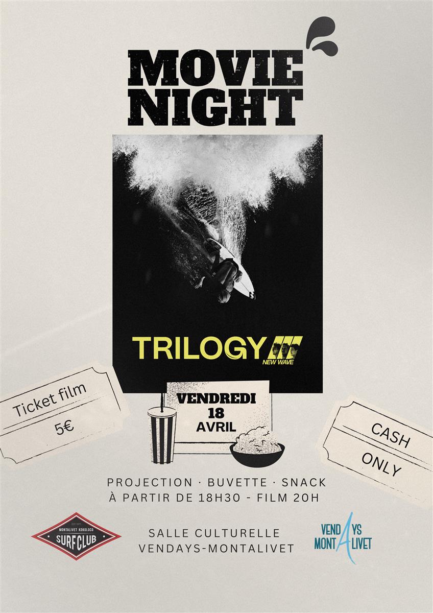 Diffusion de film de surf : Trilogy