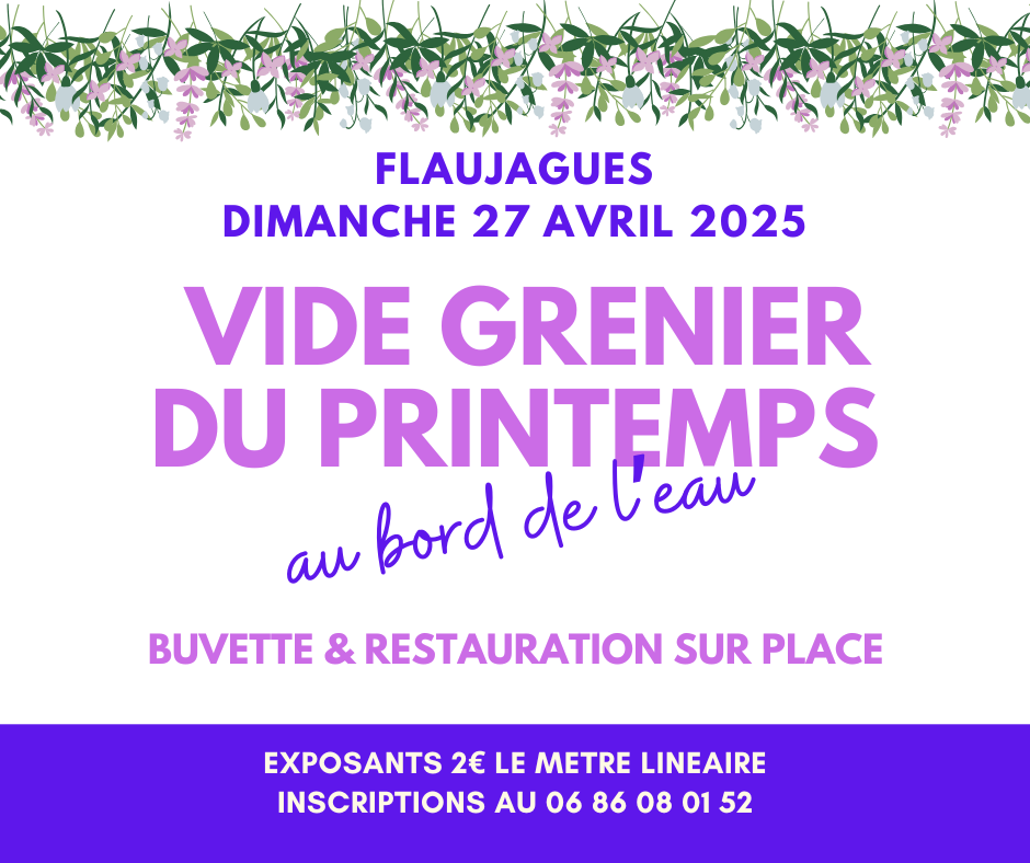 Vide grenier du printemps au bord de la dordogne