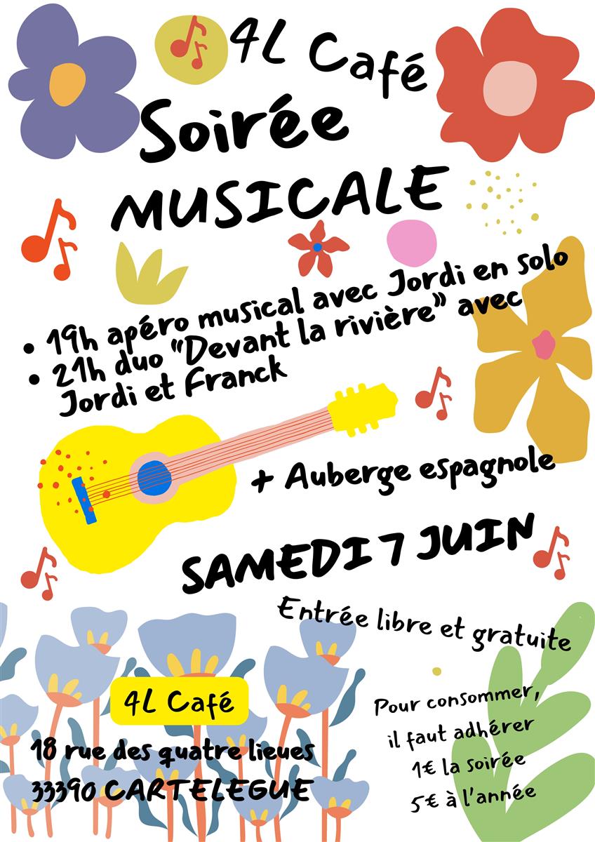 Soirée musicale au 4L Café