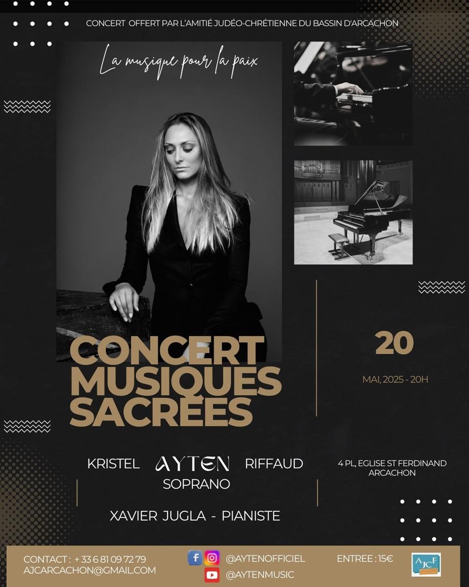 Concert musiques sacrées Ayten et Xavier Jugla