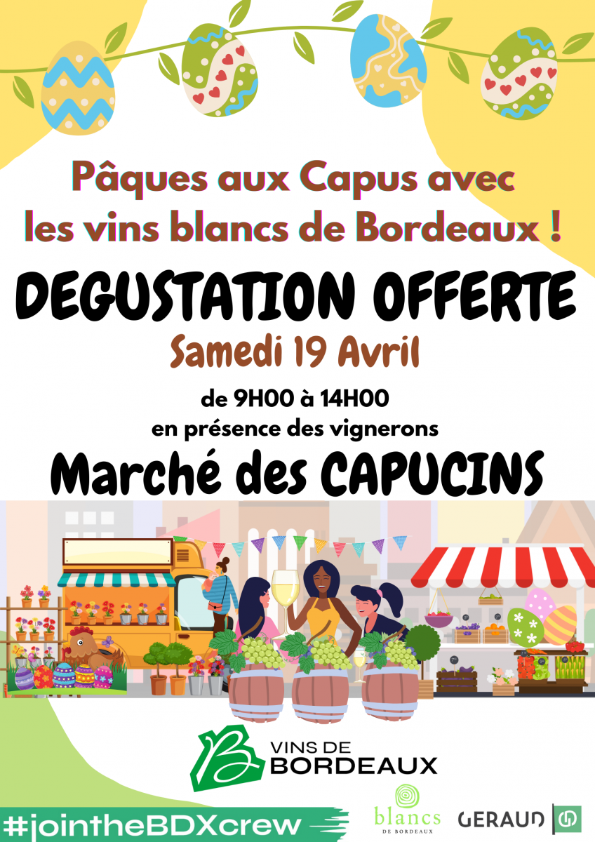 Pâques aux Capucins avec des dégustations des  ...