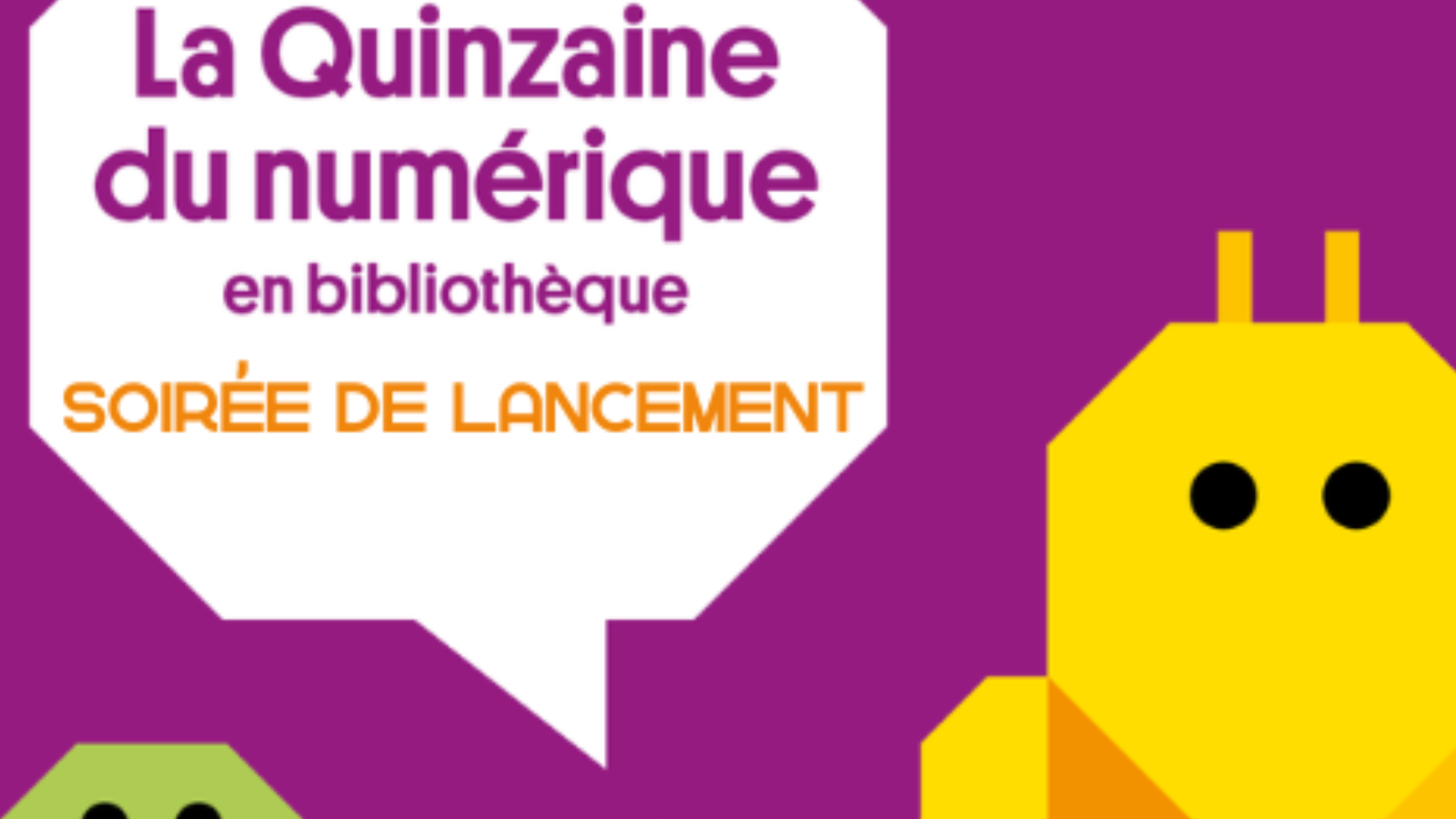 Lancement de la Quinzaine du numérique en bibl ...