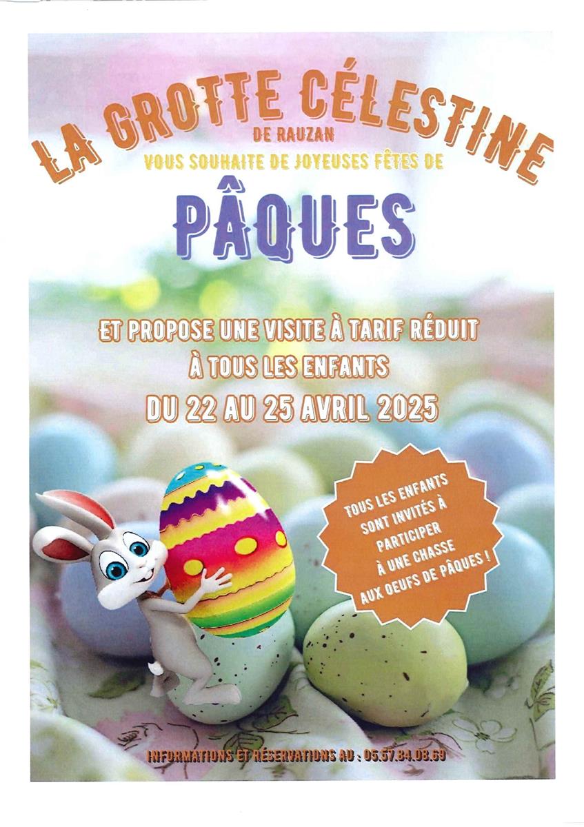 Pâques à la Grotte Célestine