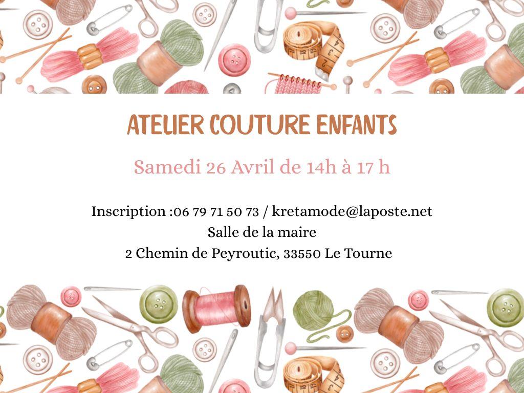 Atelier couture enfants