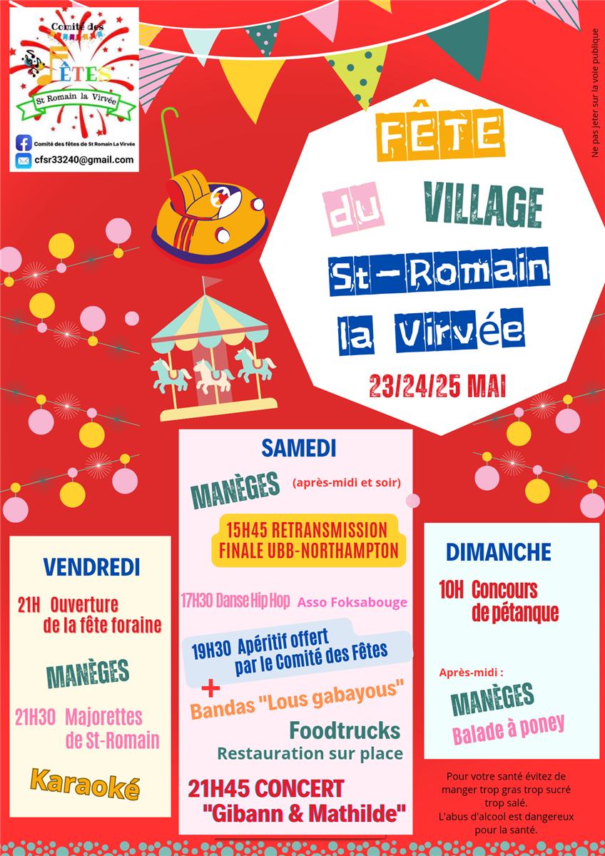 Fête du Village Saint-Romain-la Virvée
