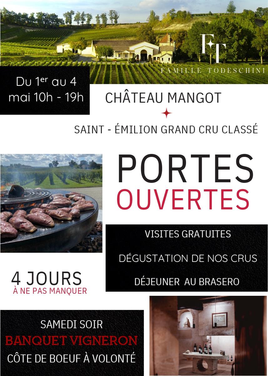 Journées Portes Ouvertes au Château Mangot