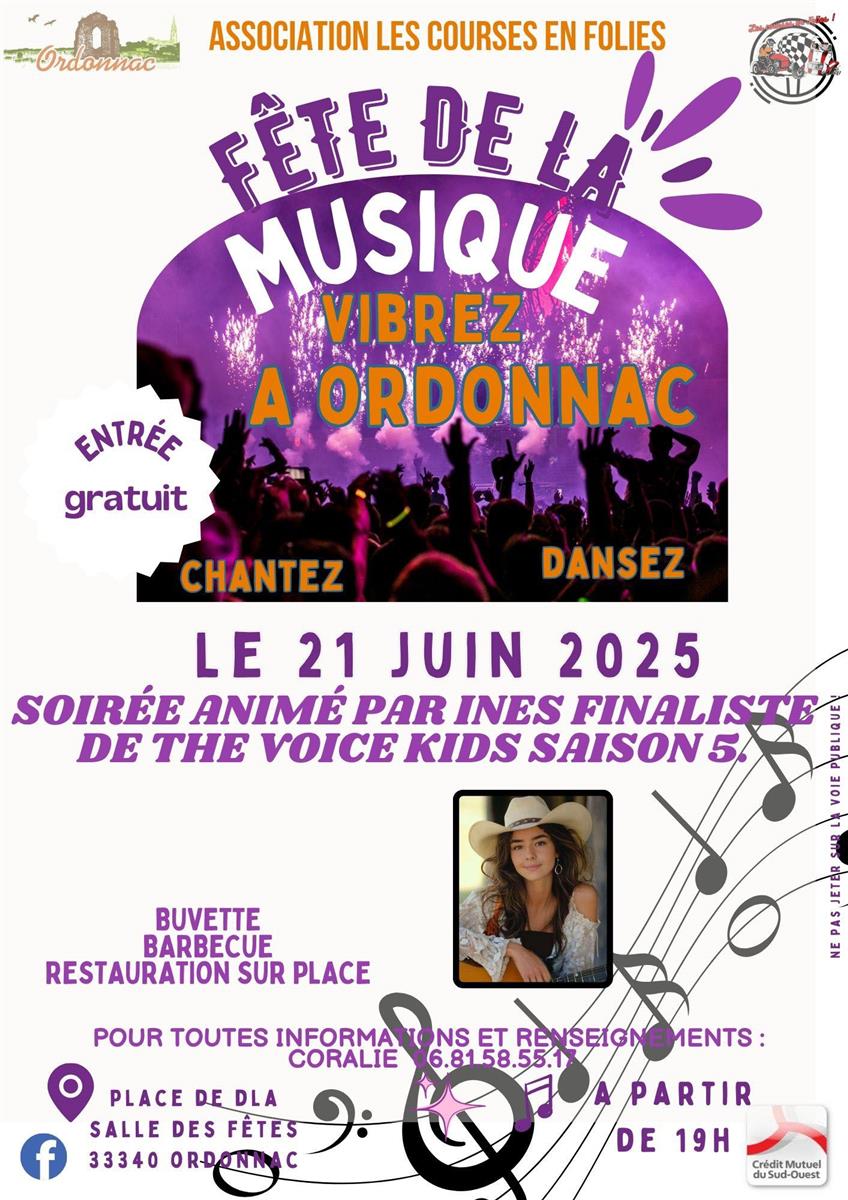 Fête de la musique : Vibrez à Ordonnac