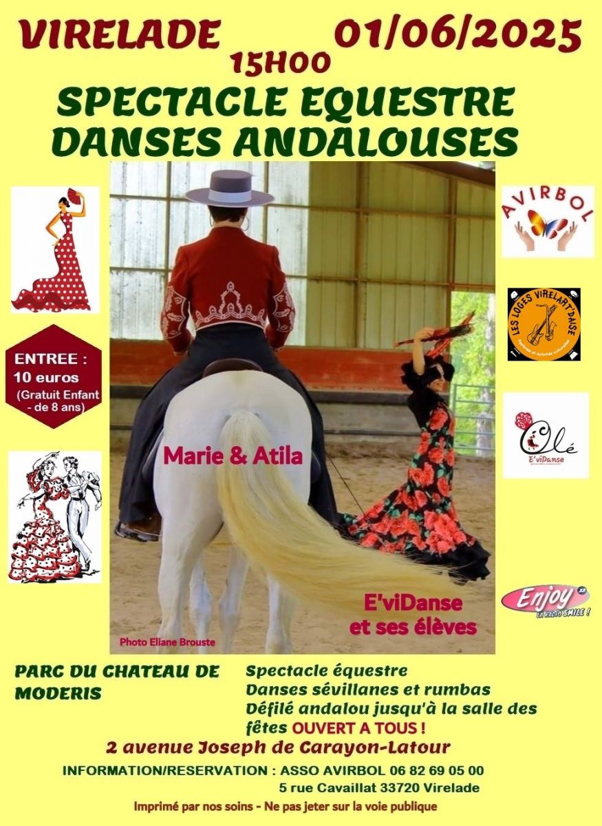 SPECTACLE EQUESTRE DANSES ANDALOUSES