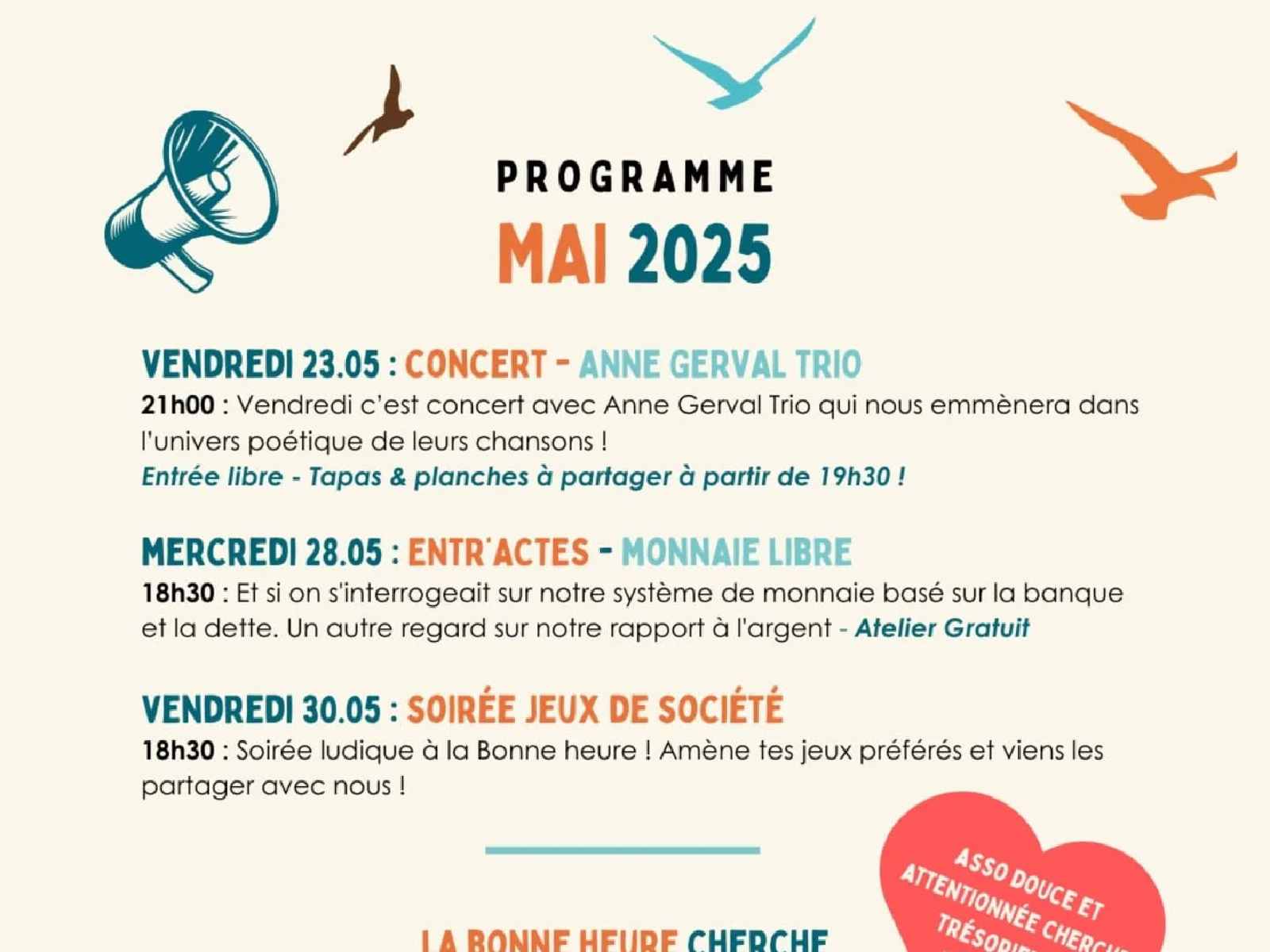 Concert : Anne Gerval Trio