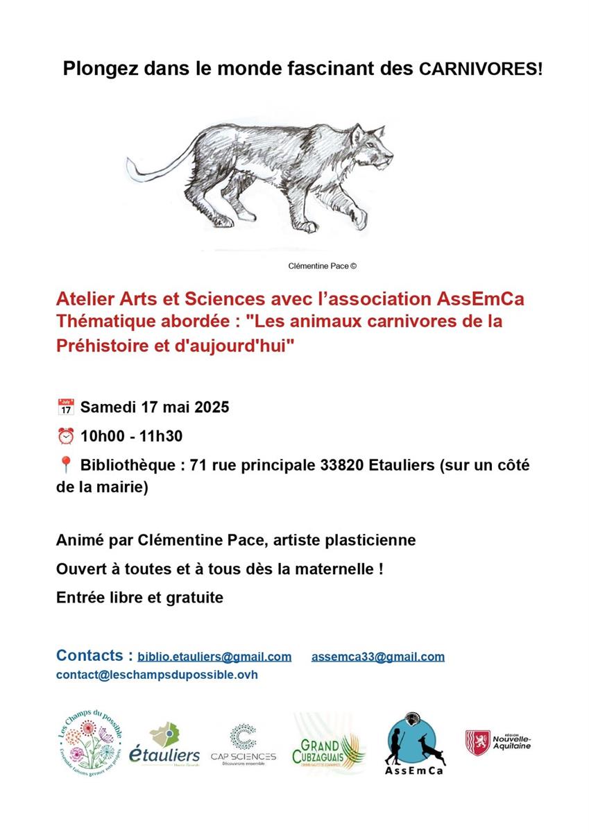 Ateliers ARTS et Sciences