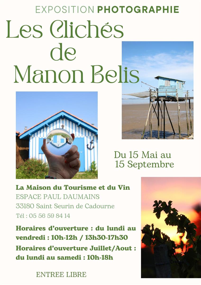Exposition des oeuvres de Manon Belis