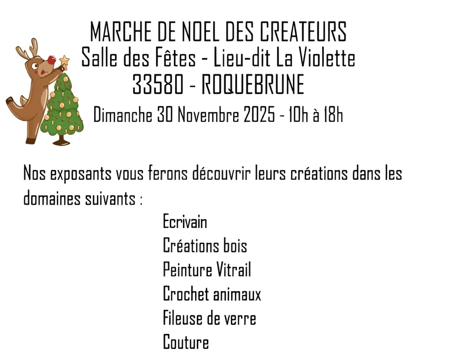 Marché de Noël des créateurs