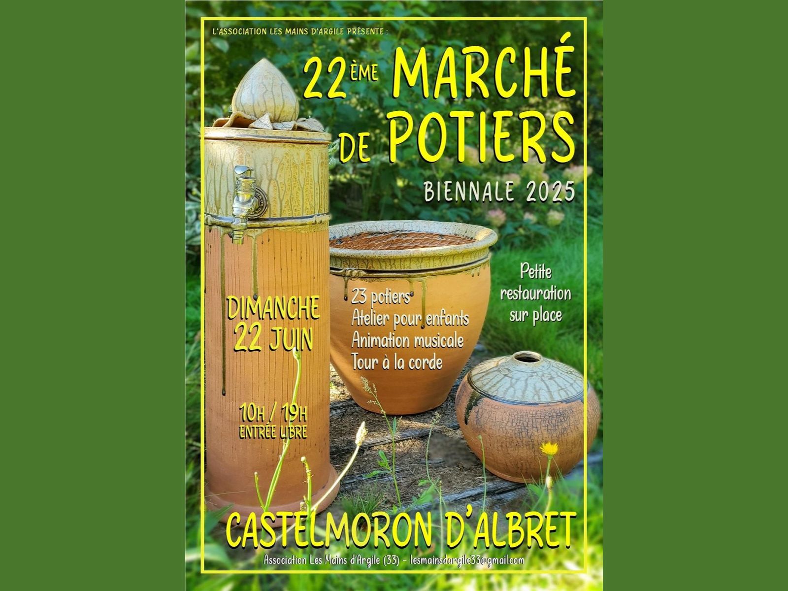 22e marché de potiers