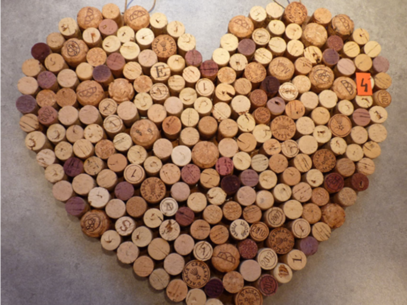 De la mosaïque en bouchons de liège avec Marie ...