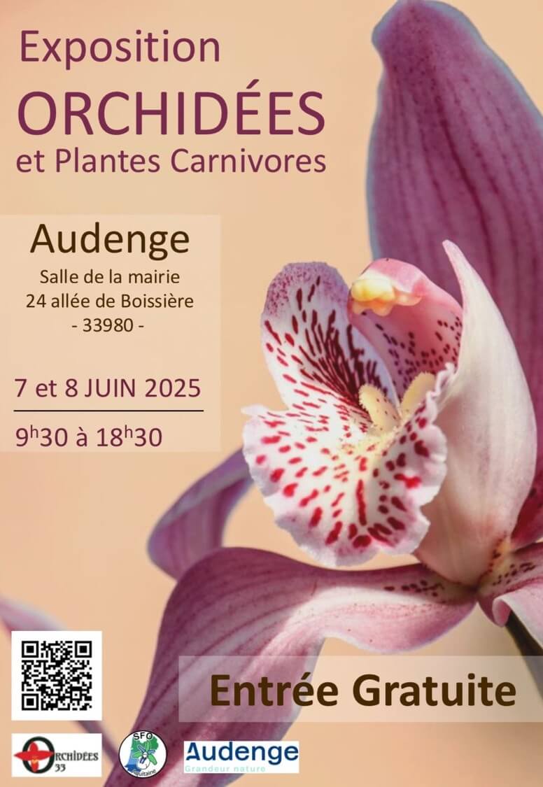 Exposition d'orchidées et plantes carnivores
